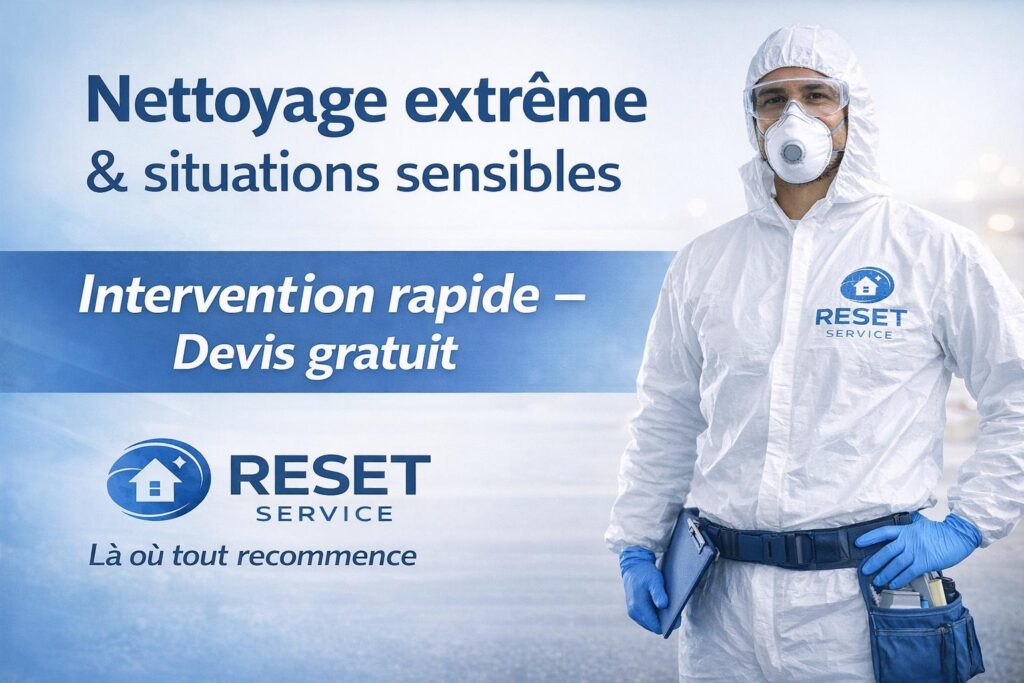 Nettoyage extrême et situations sensibles Bouches-du-Rhône France